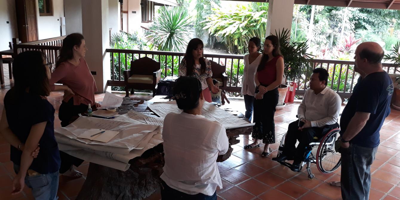 Disability Inclusion on water governance Oxfam’s regional partners present Disability Inclusion(DI) action plan and checklist in Chiang Mai: Photo: Saneth Meas/Oxfam