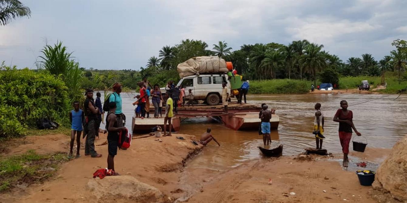 Arrival of Congolese people expelled from Angola. Scherazade Bouabid/Oxfam