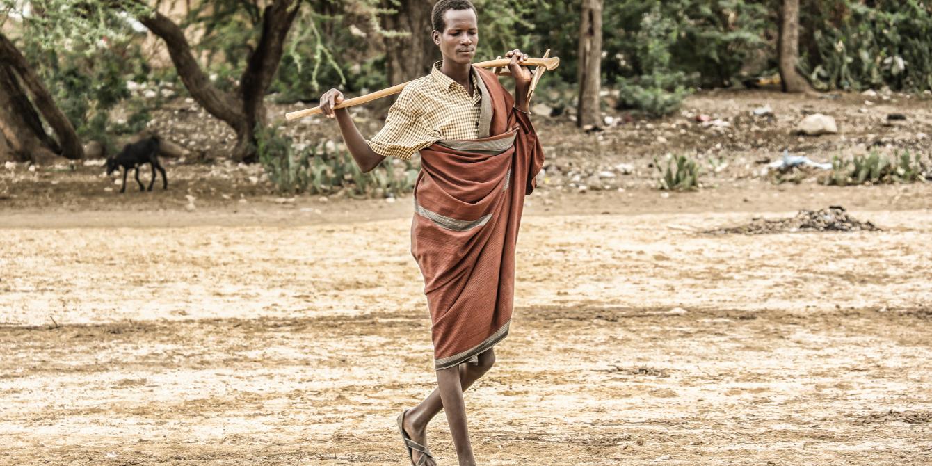 Nakaale Lopodo 22, a resident of Lokichar in Turkana County Northern Kenya. Photo Credit/Jeremy Mutiso Nakaale Lopodo 22, a resident of Lokichar in Turkana County Northern Kenya. Photo Credit/Jeremy Mutiso