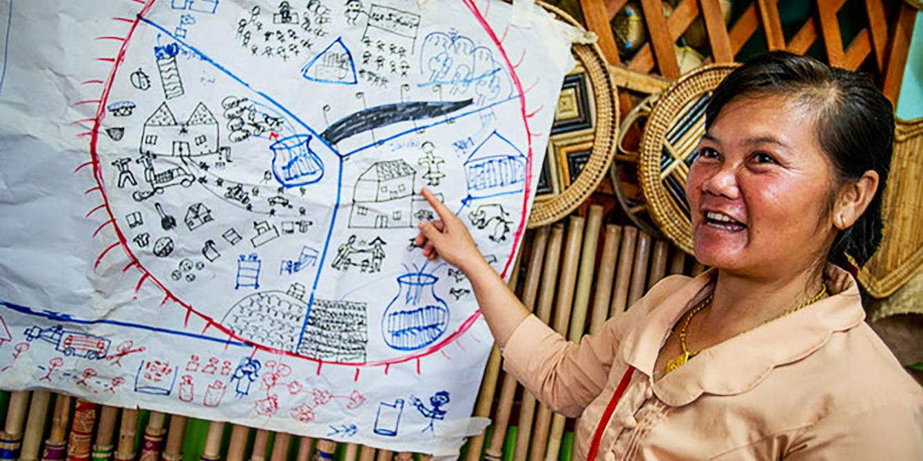 Ms. Chanpeng Sengmany, 38, of Ban Somsavath in Bokeo Province. Ms. Chanpeng Sengmany, 38, of Ban Somsavath in Bokeo Province.
