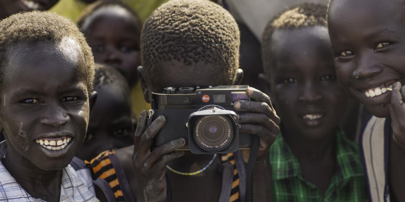Children in a camp of Internally Displaced Persons in South Sudan Children in a camp of Internally Displaced Persons in South Sudan