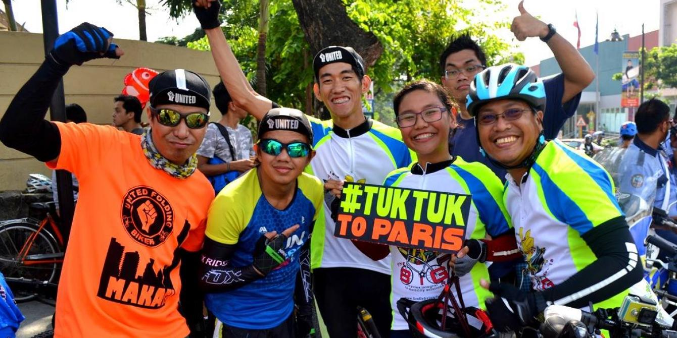 Bikers at the Climate Change event joins Tuktuk to Paris Campaign (Photo: Rhea Pauline Catada) Bikers at the Climate Change event joins Tuktuk to Paris Campaign (Photo: Rhea Pauline Catada)