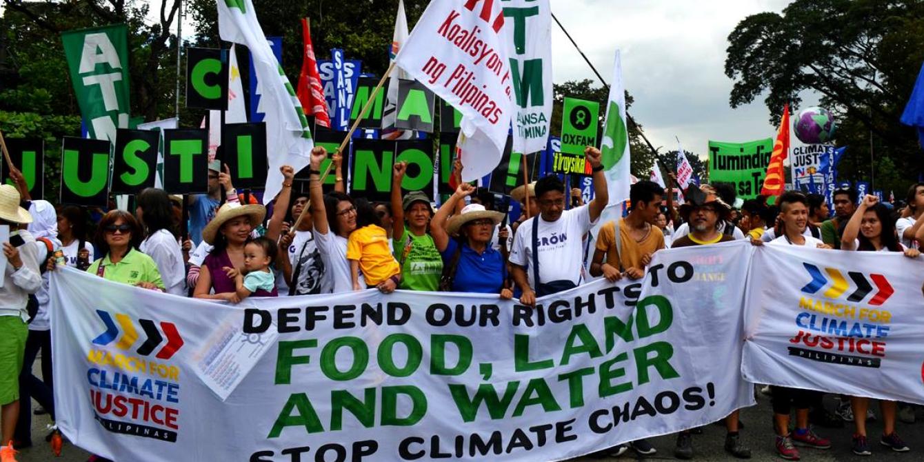 Members of civil society organizations and other civilians join in the Climate March held in Manila (Photo: LJ Pasion) Members of civil society organizations and other civilians join in the Climate March held in Manila (Photo: LJ Pasion)