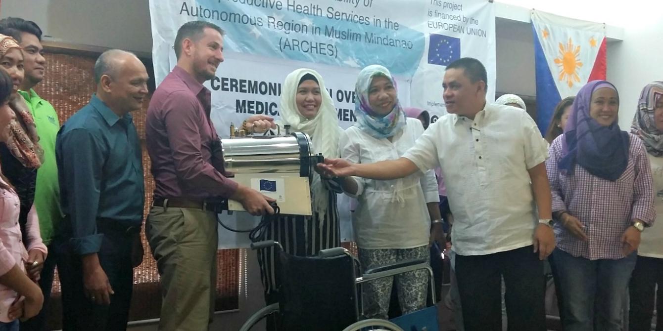 Oxfam and EU through ARCHES Project donates P4 million worth medical equipment to benefit 14 ARMM cities and municipalities (Photo: Oxfam) Oxfam and EU through ARCHES Project donates P4 million worth medical equipment to benefit 14 ARMM cities and municipalities (Photo: Oxfam)