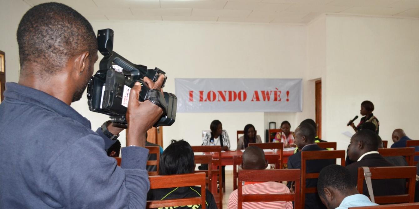 11 octobre 2019 - Conférence de presse d'I Londo Awè à la Maison de la Société civile Conférence de presse d'I Londo Awè