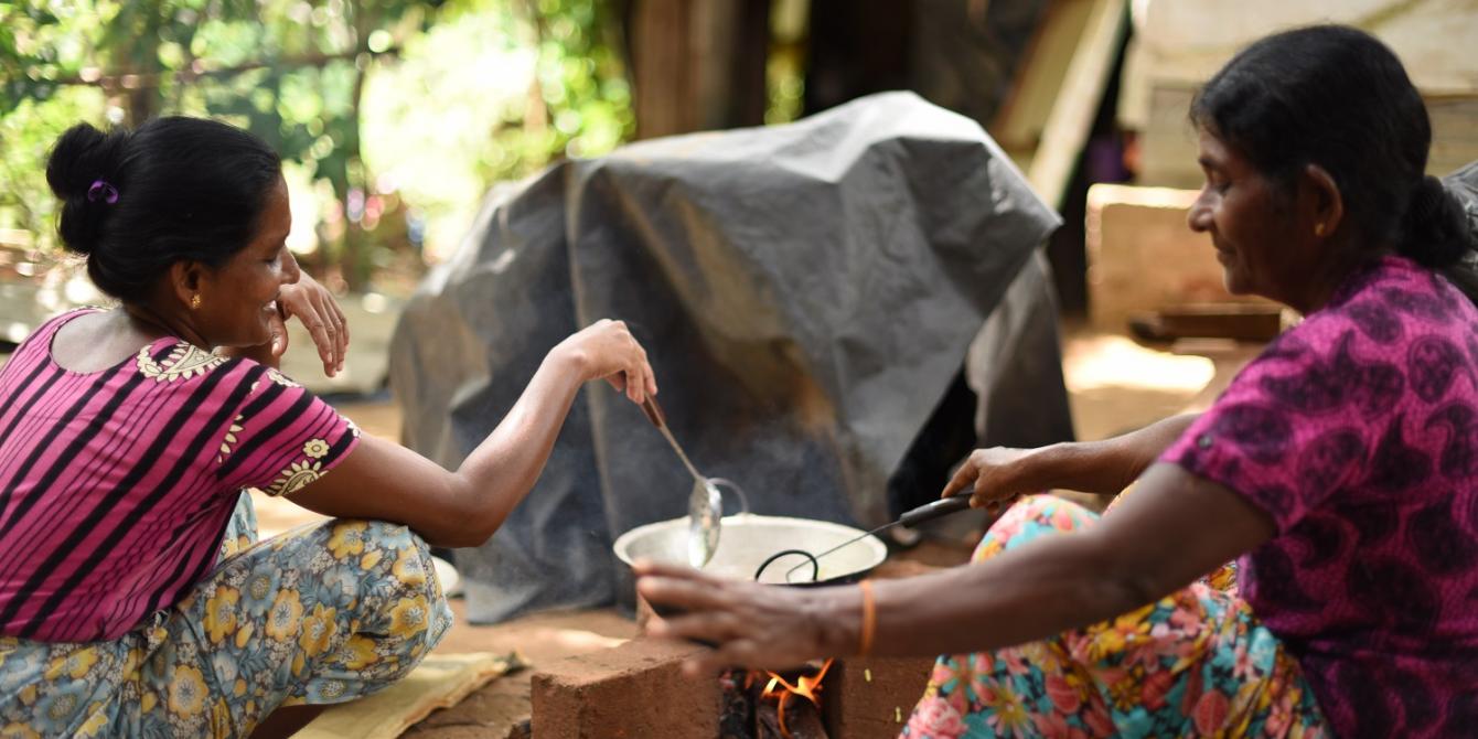 Women from an Oxfam assisted community in Polonnaruwa making rice cakes. Rice farmers earn more by selling value-added products. Photograph: Nipuna Kumbalathara/Oxfam Women from an Oxfam assisted community in Polonnaruwa making rice cakes. Rice farmers earn more by selling value-added products. Photograph: Nipuna Kumbalathara/Oxfam