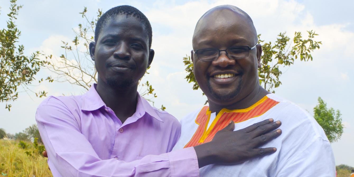 Photo: Oxfam/Dorah Ntunga Peter and Deng Bol