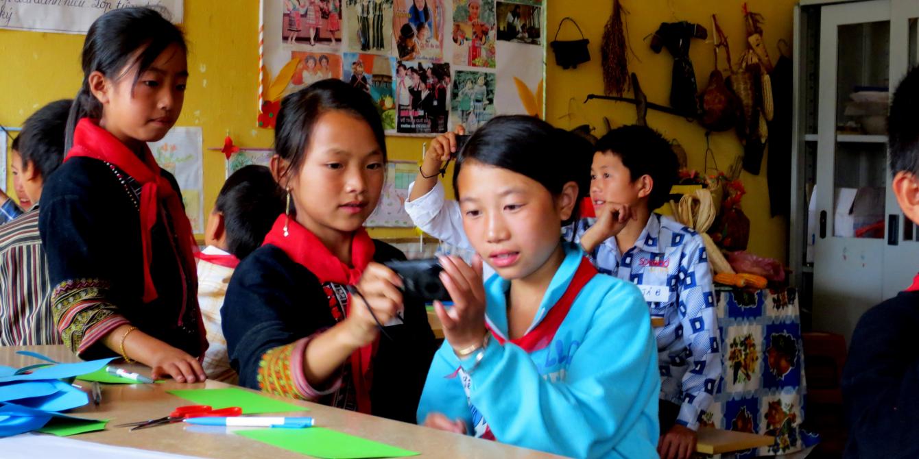 Ethnic minority children take part in projects in Sa Pa, Vietnam. Credit: Oxfam Vietnam Ethnic minority children take part in projects in Sa Pa, Vietnam. Credit: Oxfam Vietnam