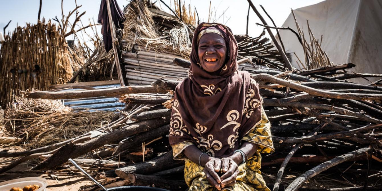 At Camp Diffa, Gamsouram Mamadou (60), like many other women, received money to buy food and start a small business through the Cash Grant programme. Credit: Toma Saater / Oxfam At Camp Diffa, Gamsouram Mamadou (60), like many other women, received money to buy food and start a small business through the Cash Grant programme. Credit: Toma Saater / Oxfam
